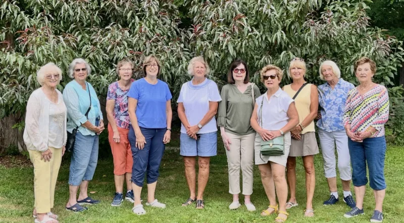 Club visits Arkwright ‘retreat,’ city gardens